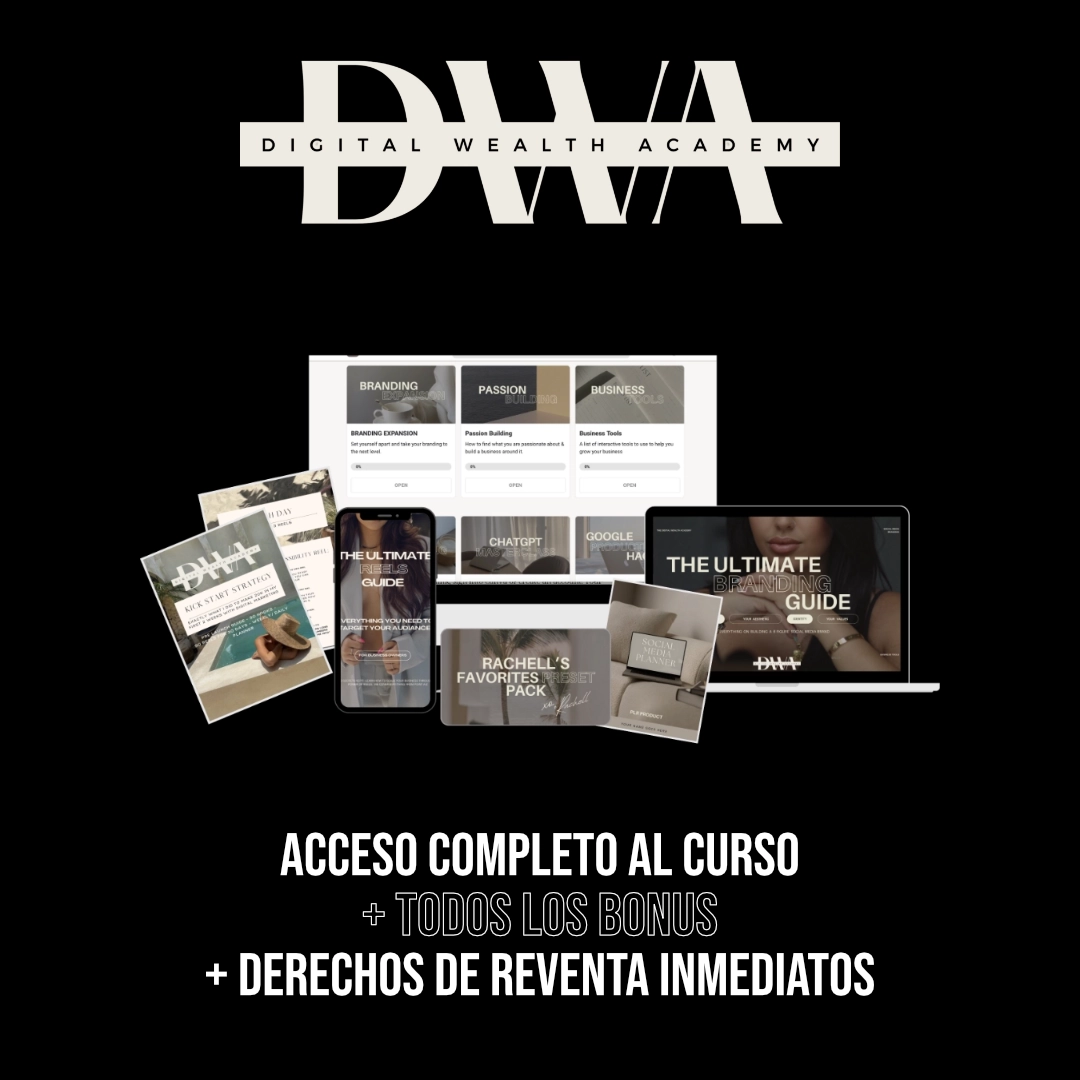 Curso DWA con derechos de reventa